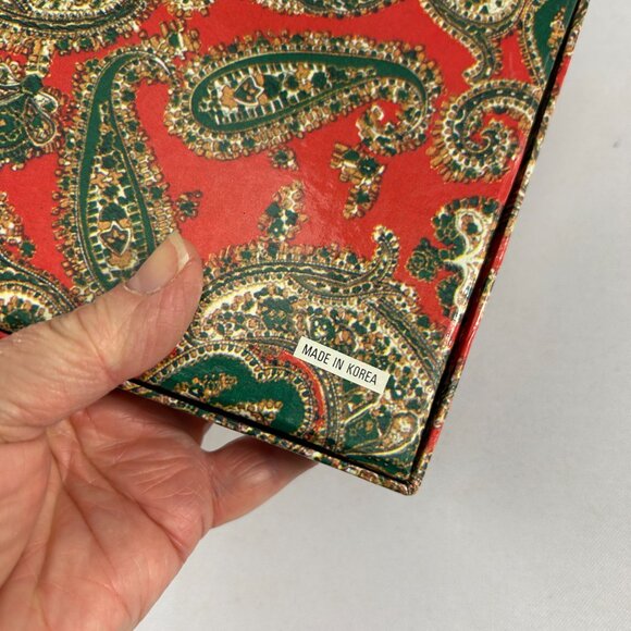 Vintage Bethel House Cocktail Forks Spoons Set Gold Porcelain Handles Tulips - Picture 13 of 14